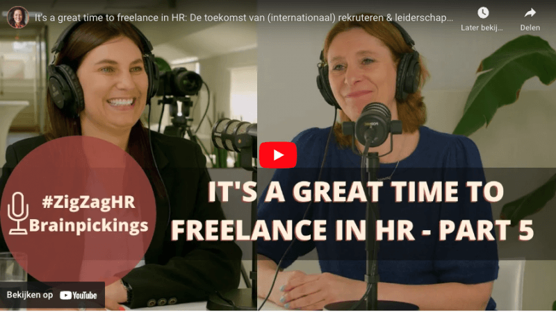 It’s a great time to freelance in HR - podcast V